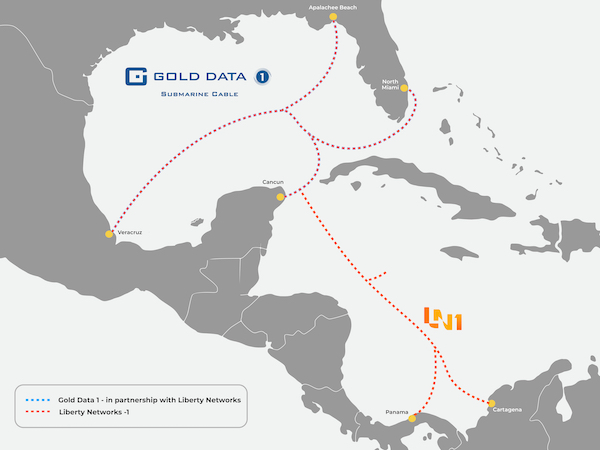 Liberty Networks, Gold Data combine LATAM subsea system projects