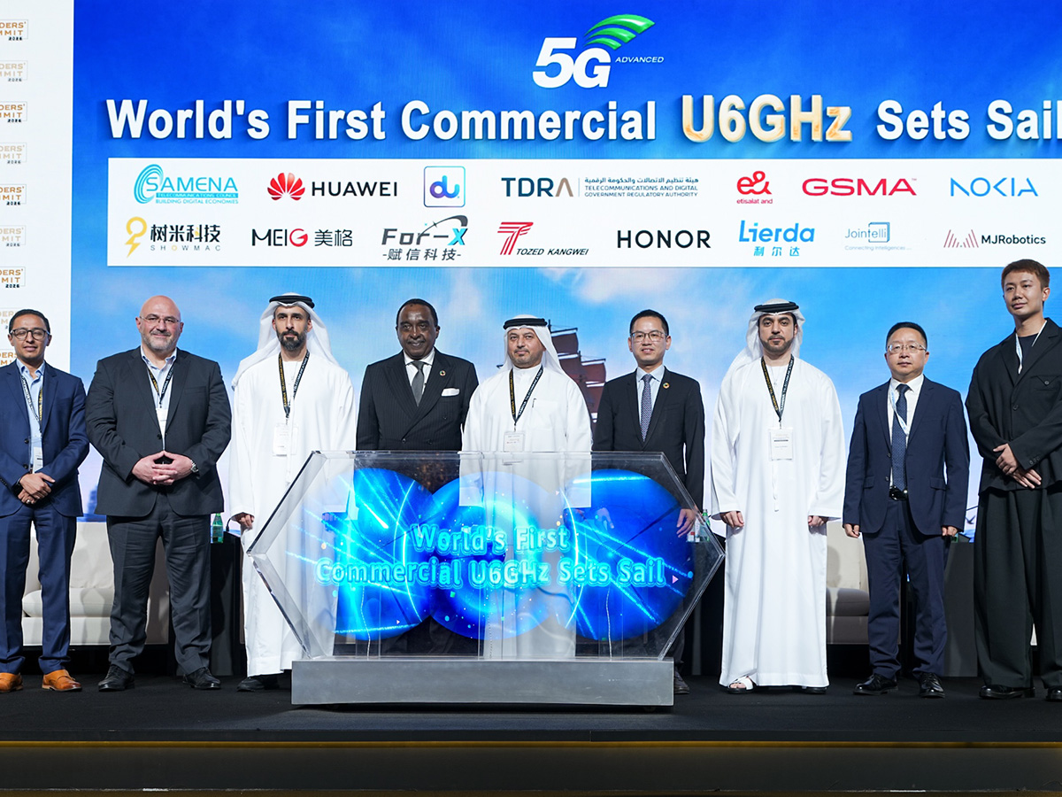 UAE Launches World’s First Commercial U6GHz Network, Advancing Path to 10Gbps Connectivity