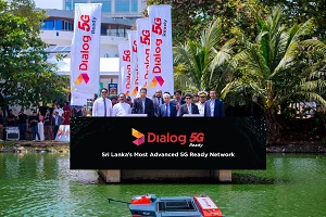 Dialog Axiata launches 5G-powered water-surface cleaning robot